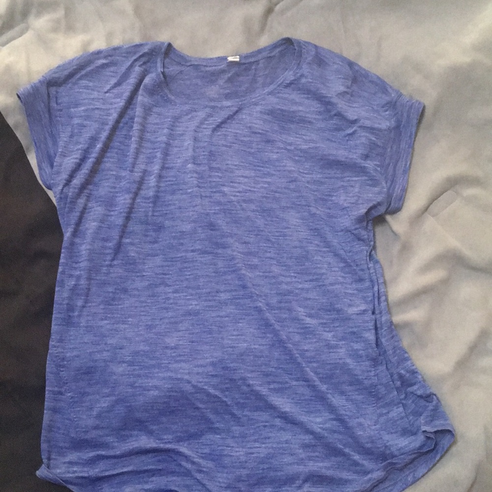 Blue Lululemon T-shirt